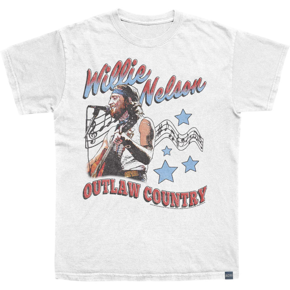 Made In Usa Outlaw Country Americana Willie Nelson Tshirt